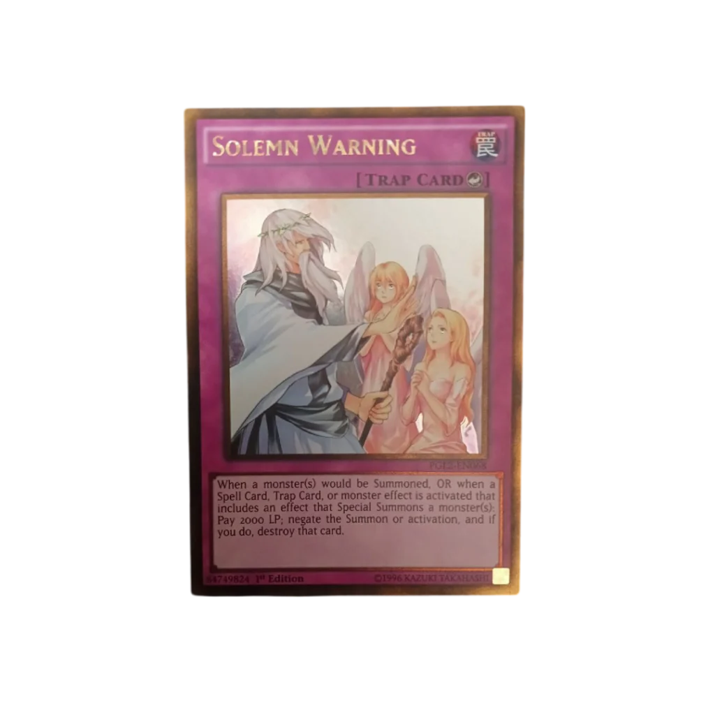 Solemn Warning (Gold)
