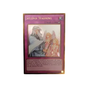 Solemn Warning (Gold)