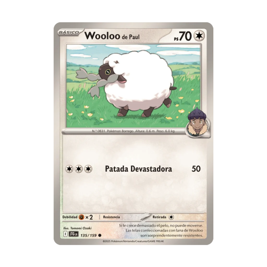 Wooloo de Paul Colección Zacian ex de paul