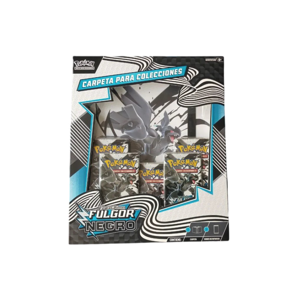 Fulgor Negro Carpeta para colecciones