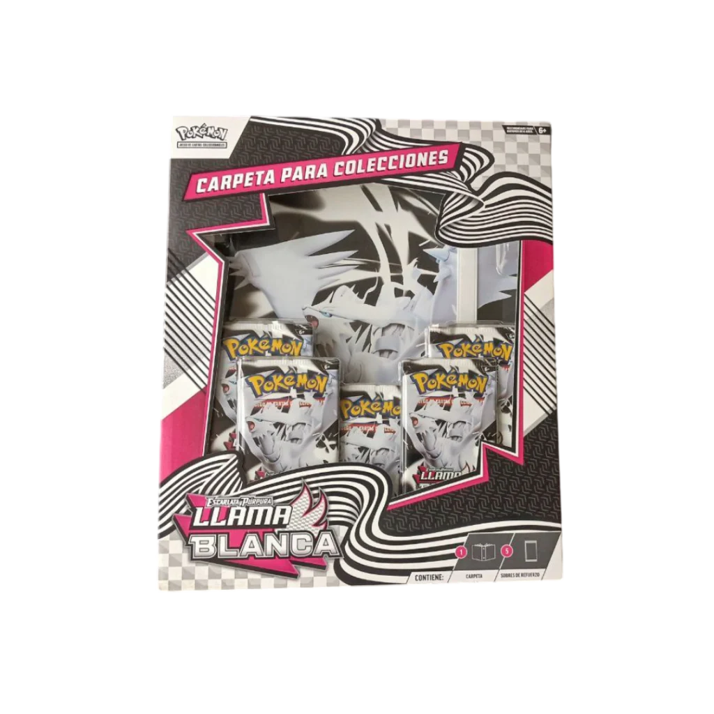 Llama Blanca Carpeta para colecciones