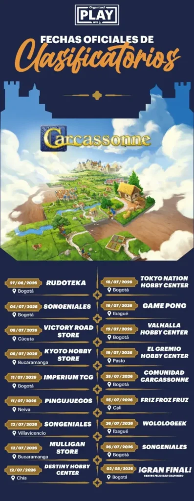 Clasificatorio de Carcassonne 2026
